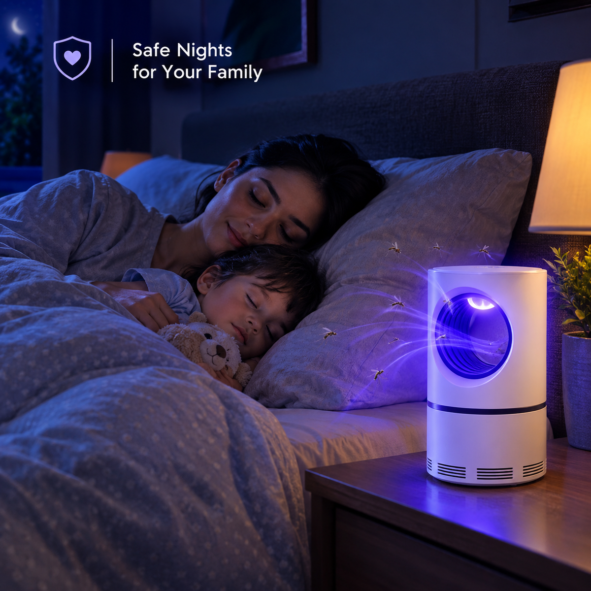 BuzzShield Eco Friendly Mosquito Killer Lamp