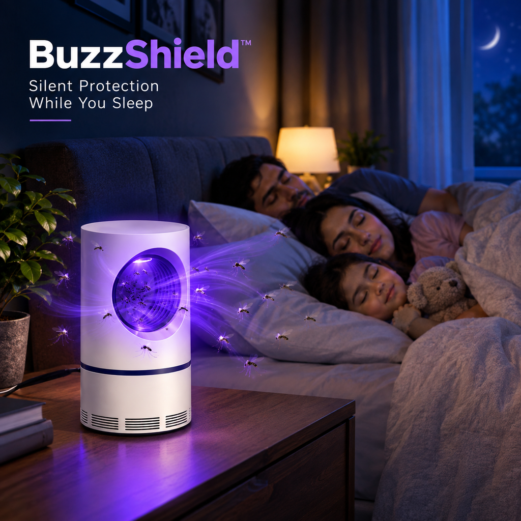 BuzzShield Eco Friendly Mosquito Killer Lamp