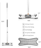 Self-Wringing X-Shape Flat Mop