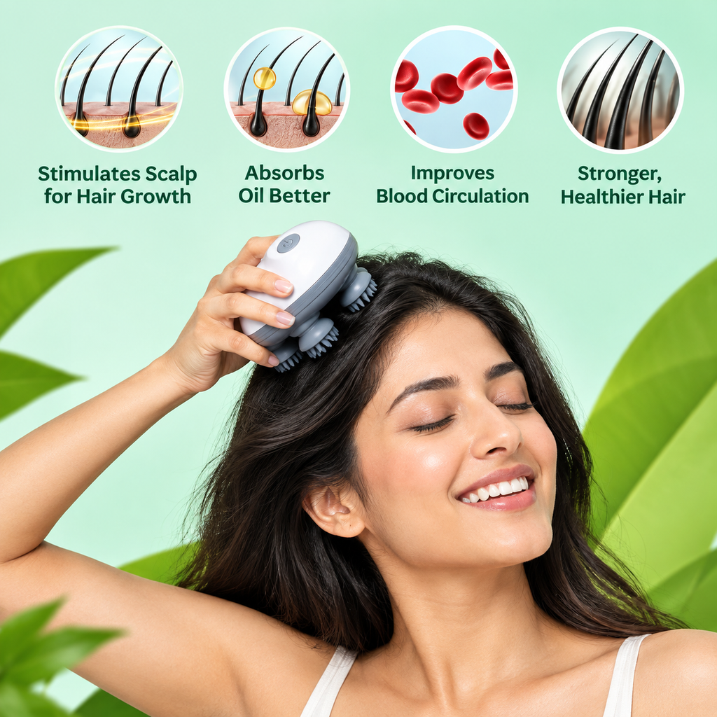 3D Electric Scalp & Body Massager